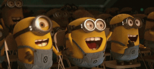 excited minions